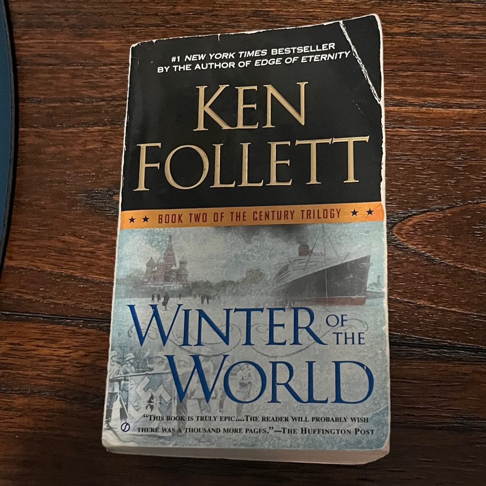 Ken Follett Winter of the World Historical Novel WWII 1930s 1940s Fiction Book